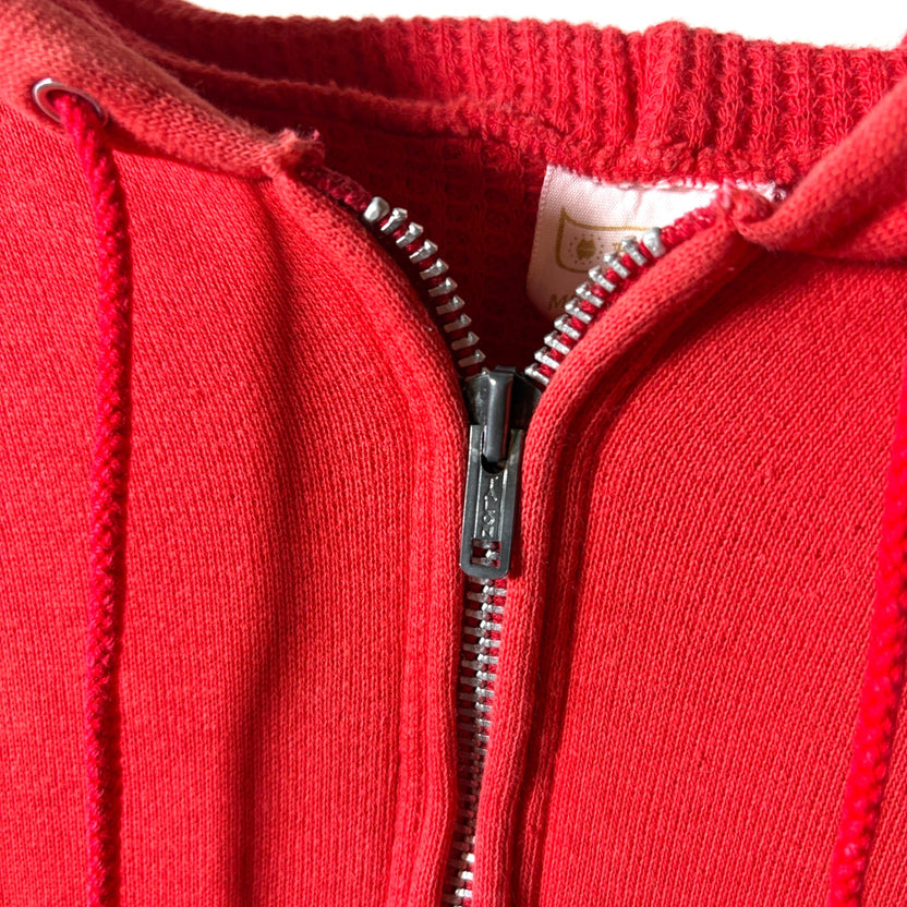 1960s Brent "Thermal-Lined" Zip-Up Hoodie