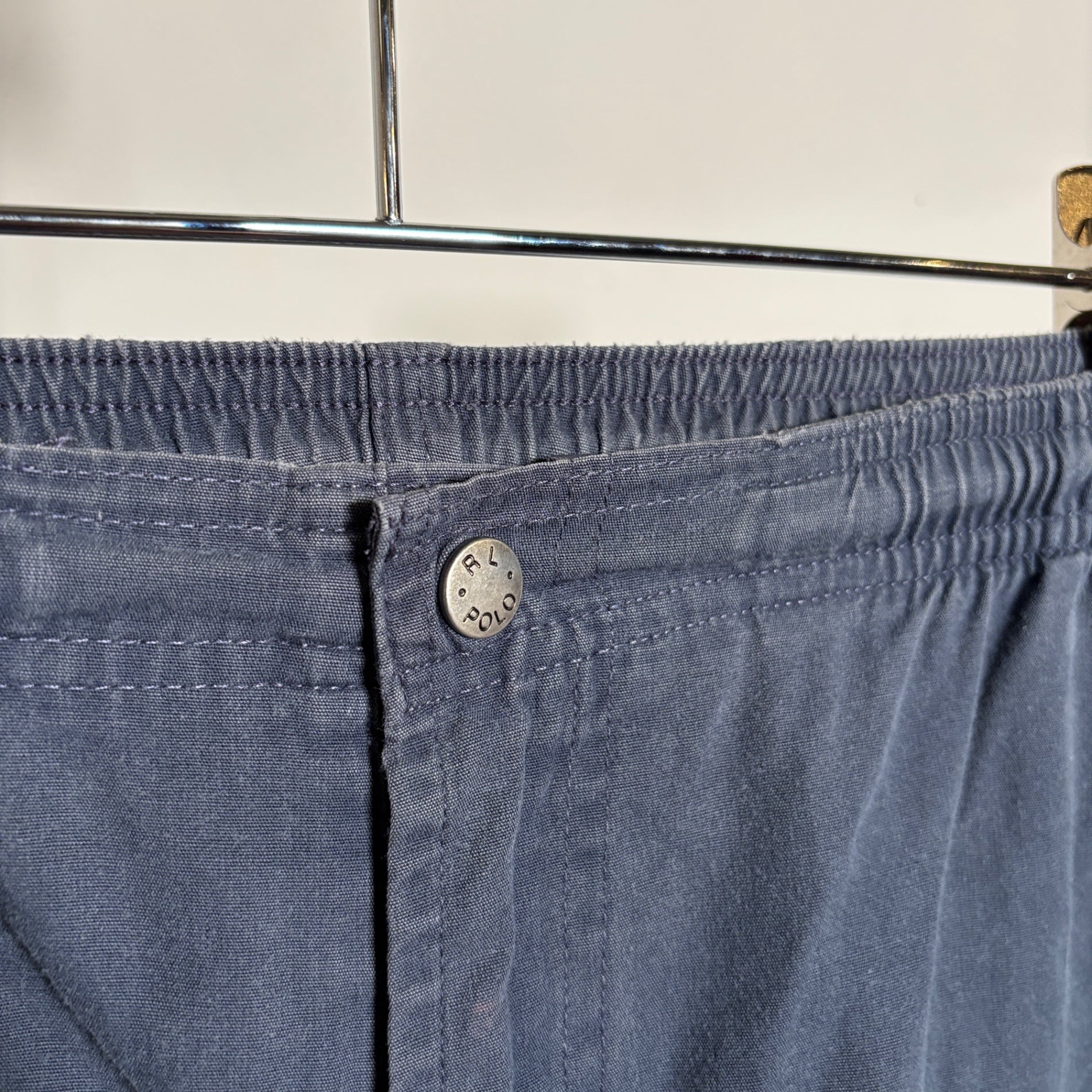 1990s Polo Ralph Lauren "Fade Navy" Easy Shorts