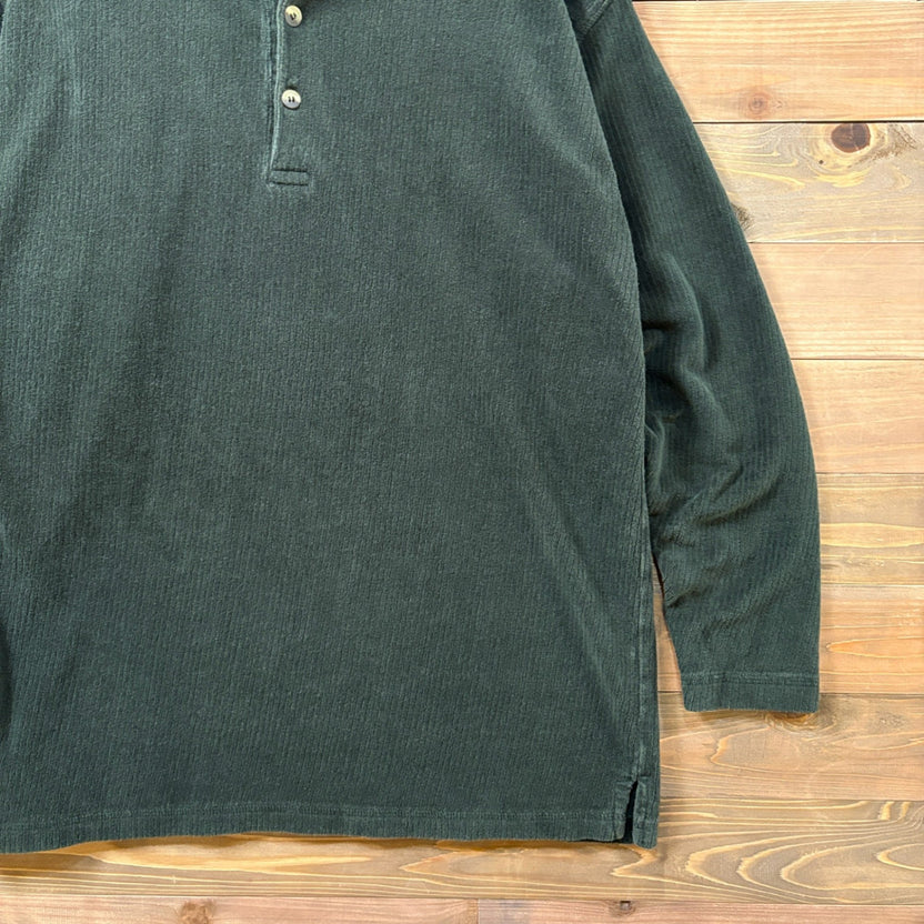 1990s~2000s Fieldmaster L/S Velour Polo Shirt