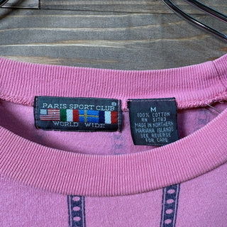 1990s PARIS SPORT CLUB "Stripe" S/S T-Shirt