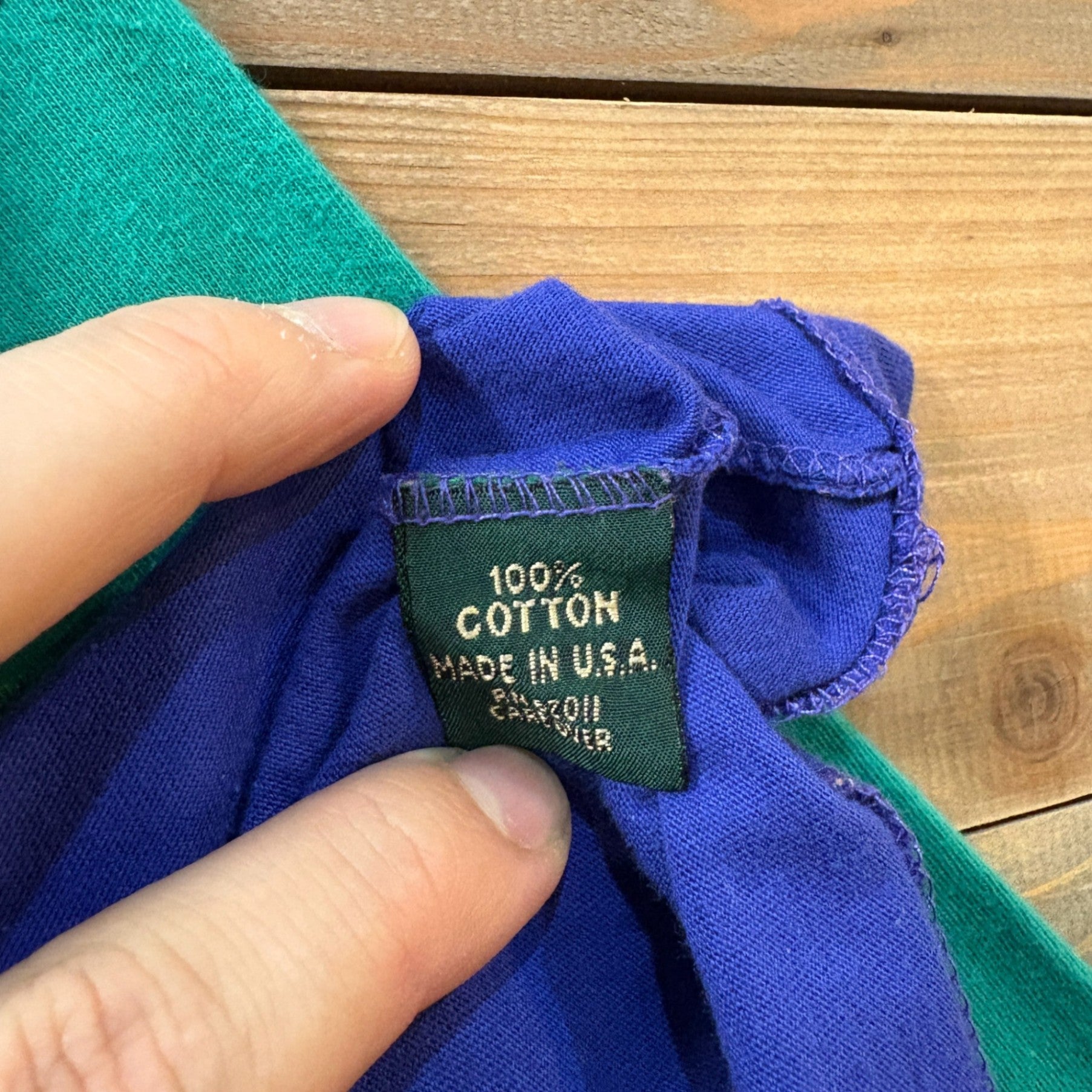 1990s J.CREW "Crazy Pattern" T-Shirt