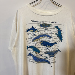 L.L. Bean "WHALES OF THE WORLD" T-Shirt