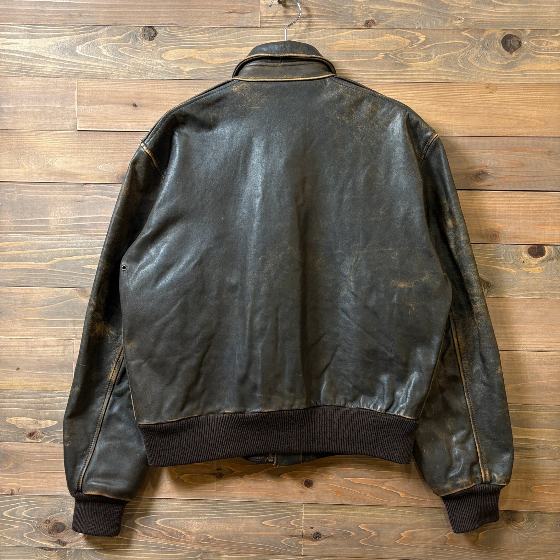 1980s Banana Republic "A-2 Type" Leather Jacket