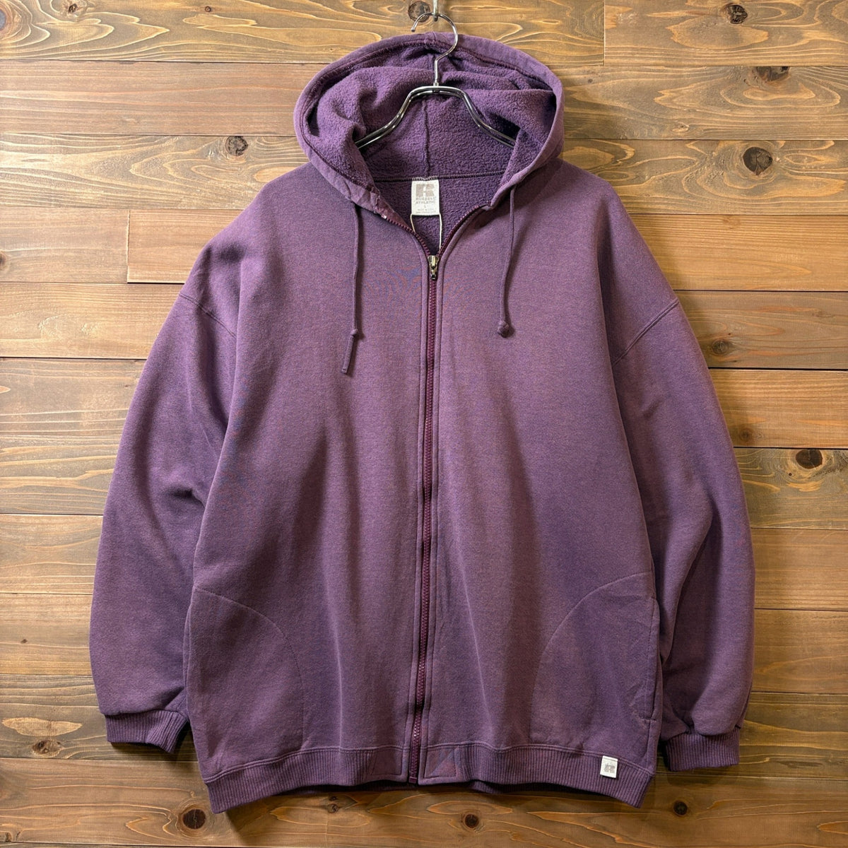 1990s Russell Athletic "Purple" Zip Hoodie