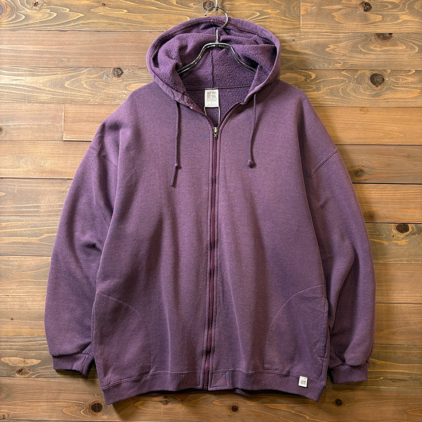 1990s Russell Athletic "Purple" Zip Hoodie