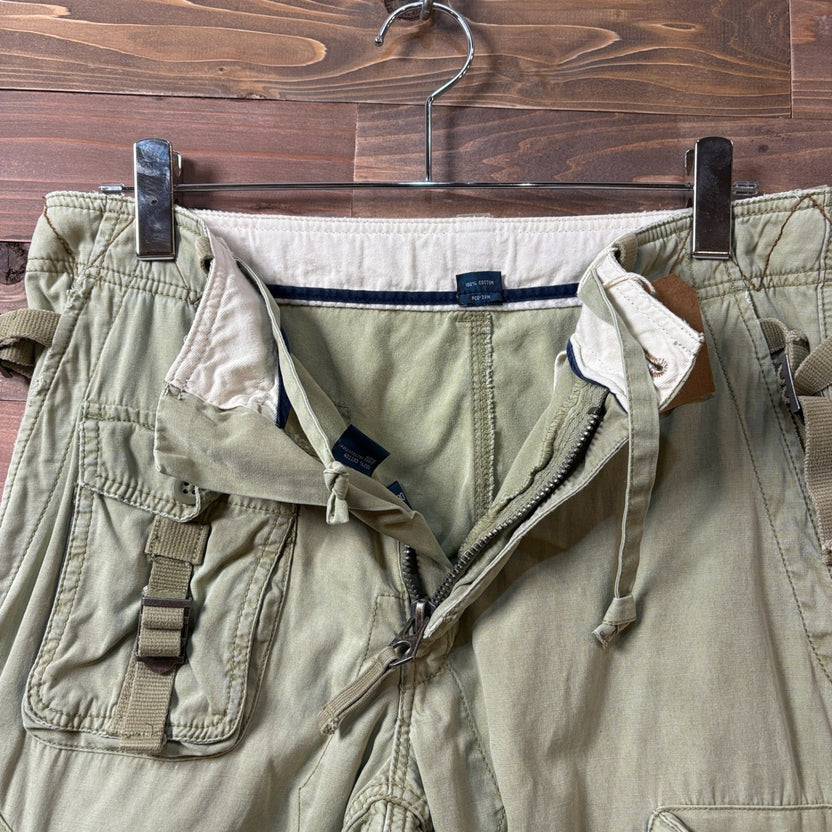 2000s Polo Ralph Lauren "Multi Pocket" Parachute Cargo Pant