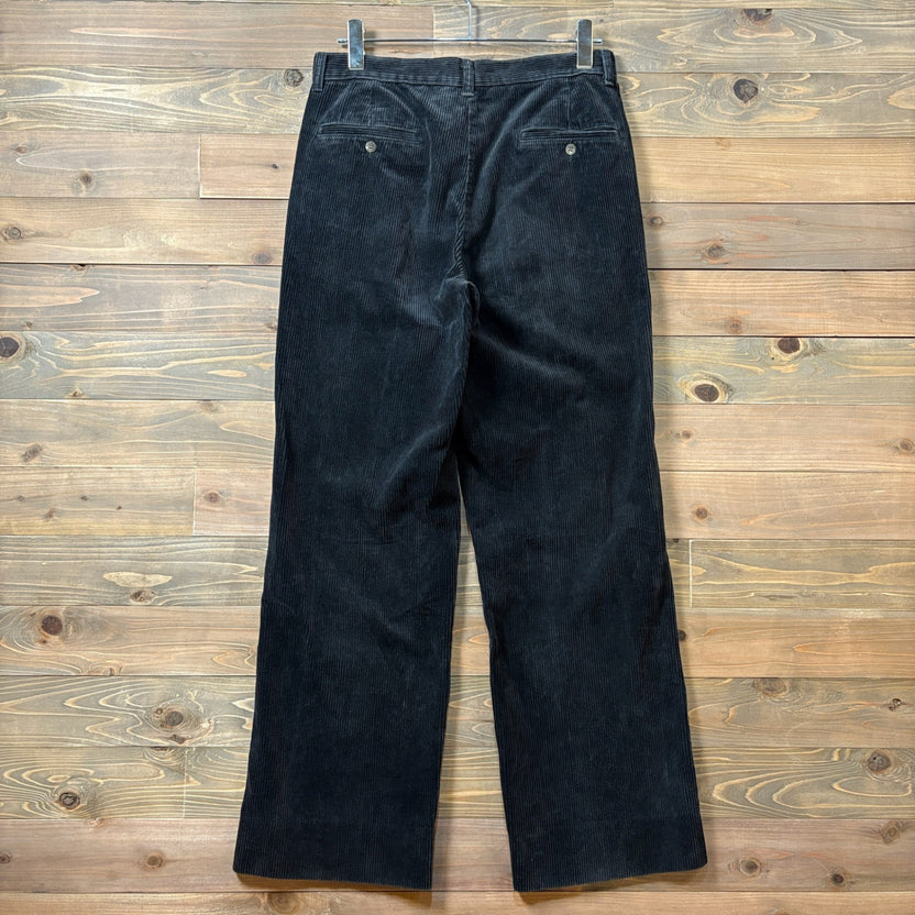 1980s Polo Ralph Lauren Made in USA Black Corduroy Pants 42 TALON