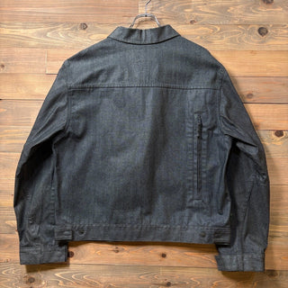 1990s Polo Sport "Black" Processed Denim Jacket