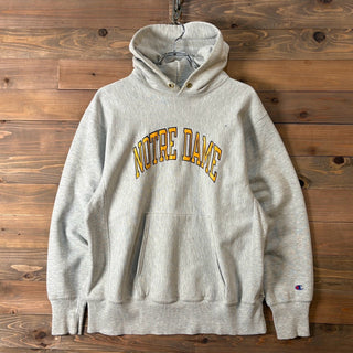 1990s "Champion" REVERSE WEAVE "Notre Dame" Hoodie