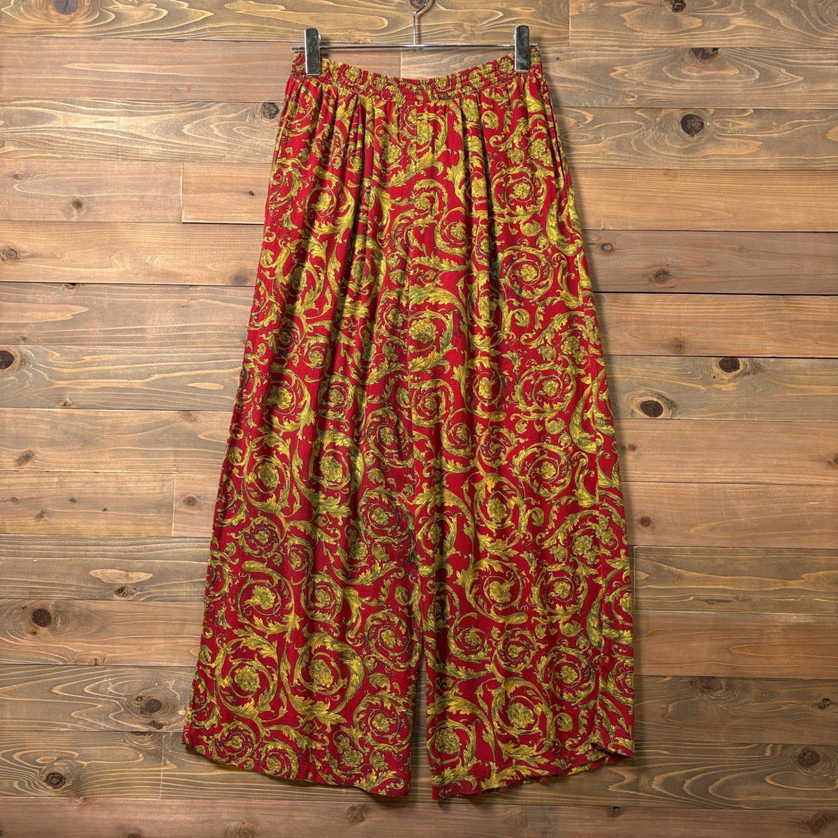1980s~1990s NATALIE "RAYON" Arabesque Pattern Easy Pant