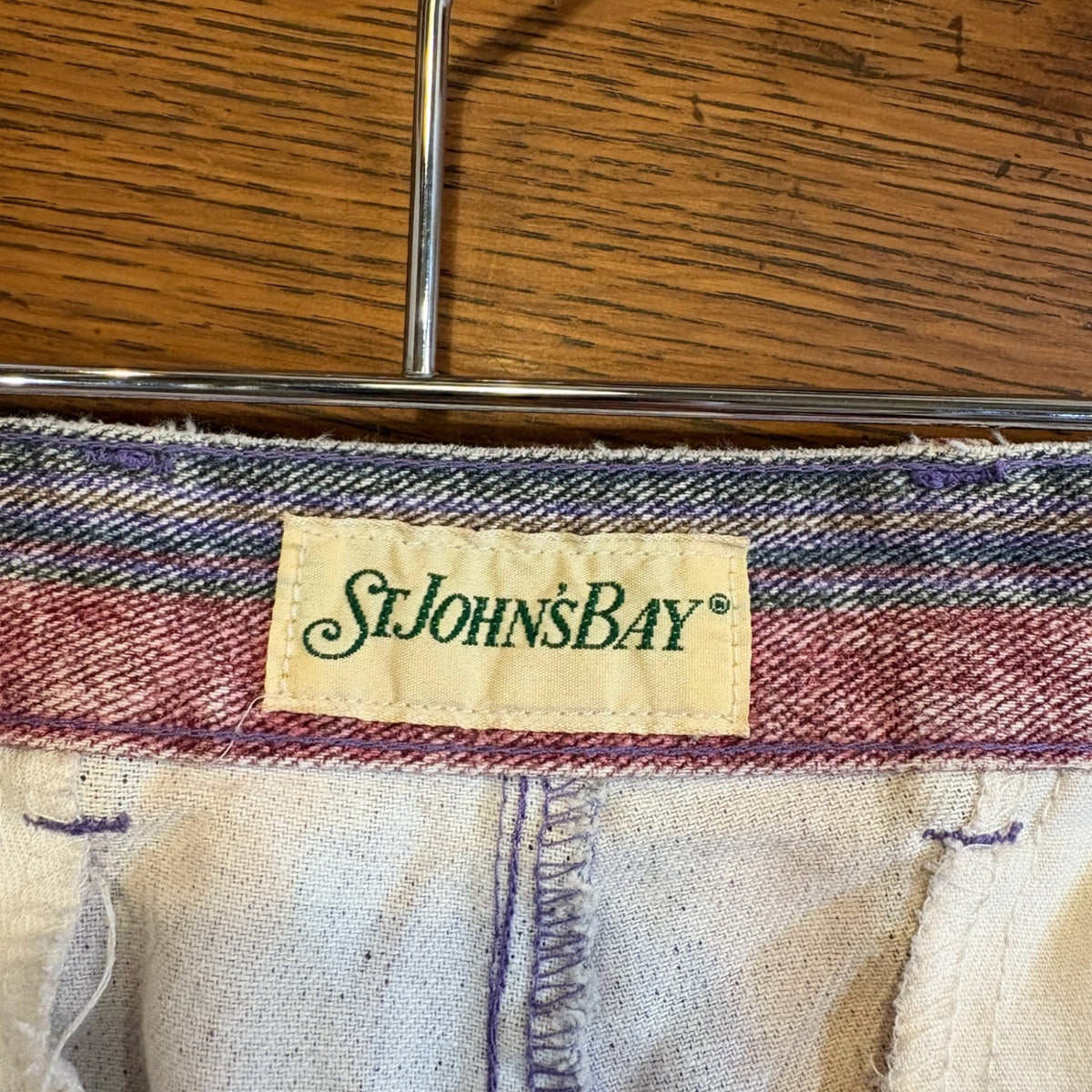 1980s~ St. John's Bay Multi Color Shorts