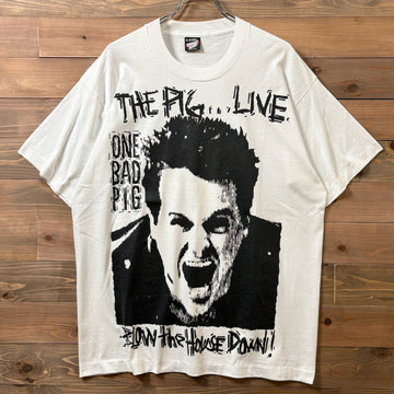 1990s SCREEN STARS "ONE BAD PIG" BAND T-Shirt