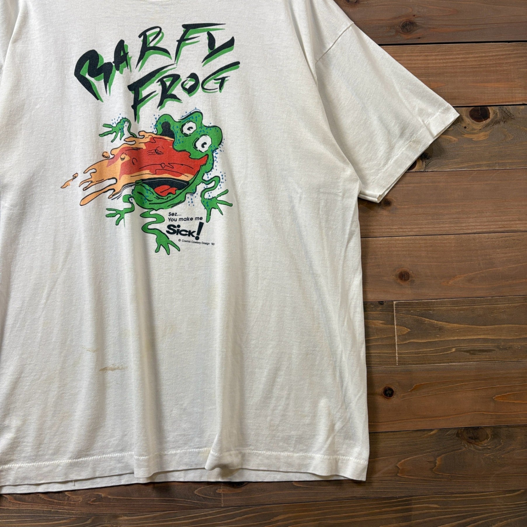1990s FRUIT OF THE LOOM "BARFL FROG" T-Shirt