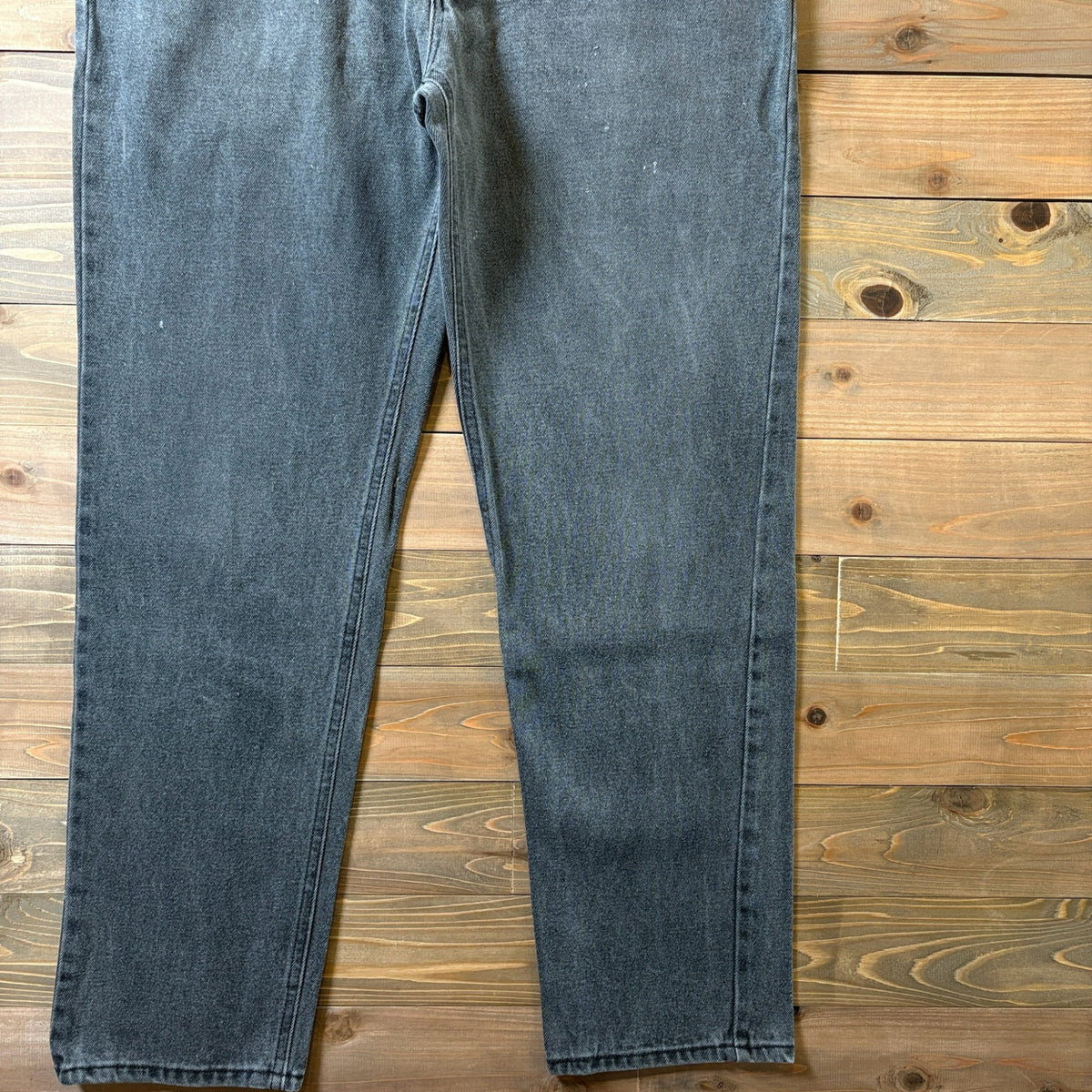 1990s Bugle Boy Black Denim Pants