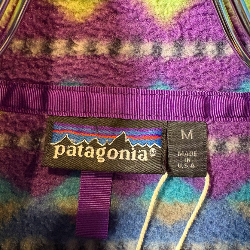 1980s Patagonia "DIAMONDS" SYNCHILLA SNAP-T