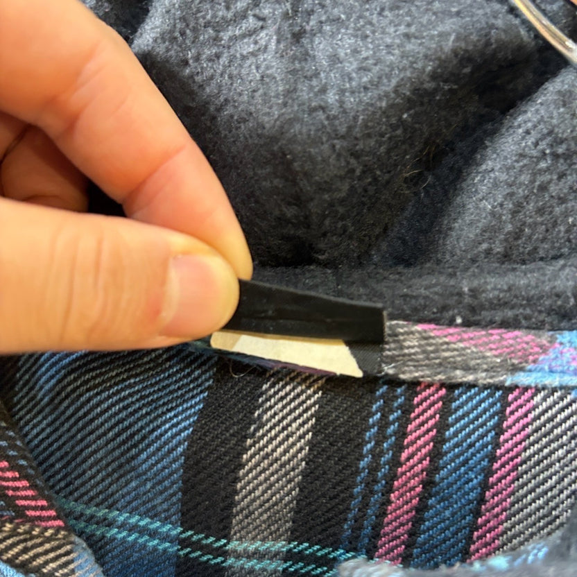 2000s OFF SHORE "Flannel Hoodie"