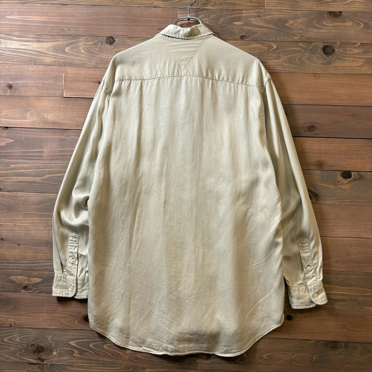 1990s TOMMY HILFIGER "Rayon" Open Collar Shirt