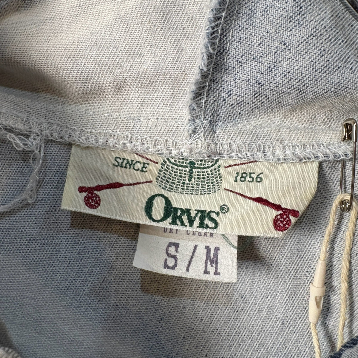 1990s ORVIS "Seagull Pattern" Michigan Rag Hoodie