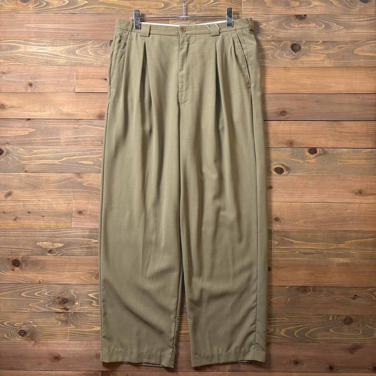 1990s Giorgio Armani "Tuck" Wool Trousers