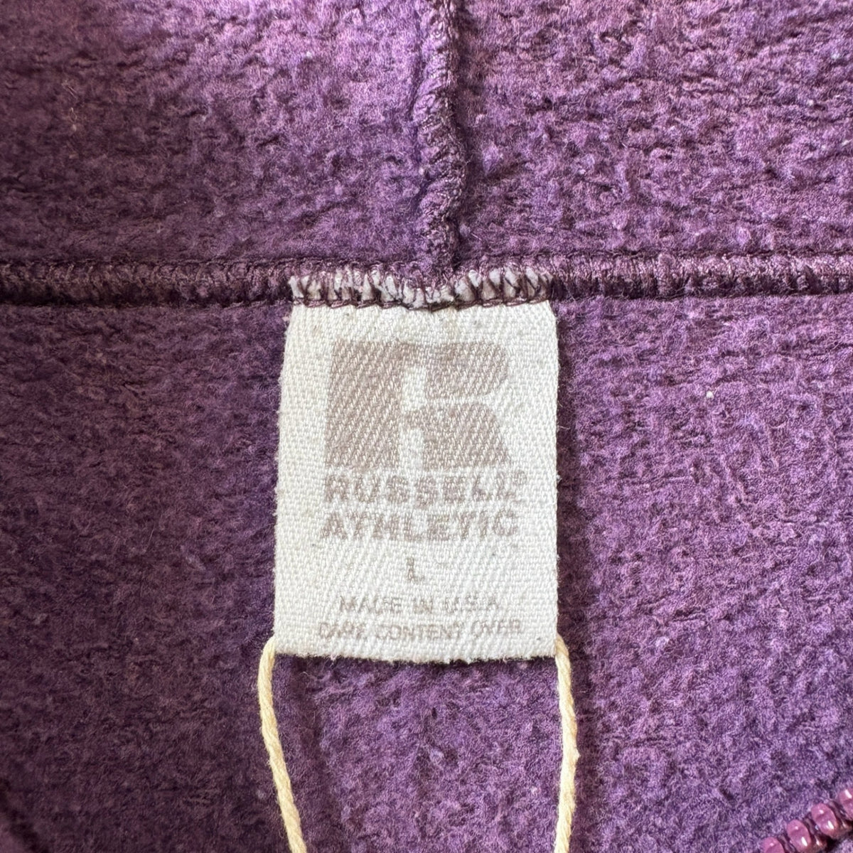 1990s Russell Athletic "Purple" Zip Hoodie