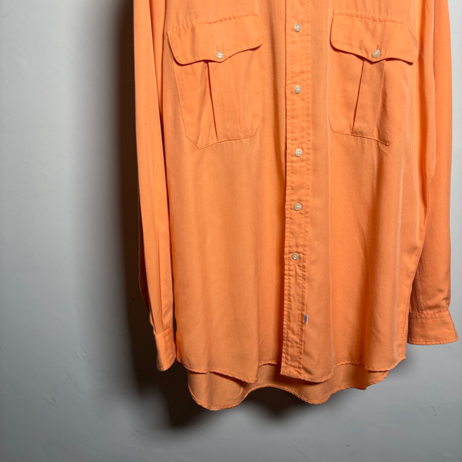 1990s Polo Ralph Lauren "RAYON" Safari Shirt
