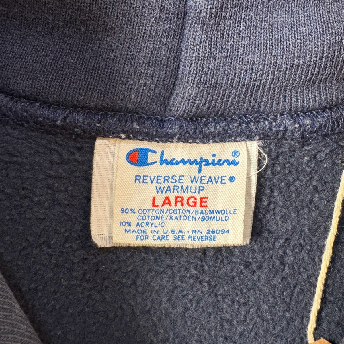 1980s Champion "Wing Foot" Reverse Weave Hoodie
