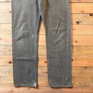 1980s Levi's 501-0658 "Yarn-Dyed" Black Denim Pants