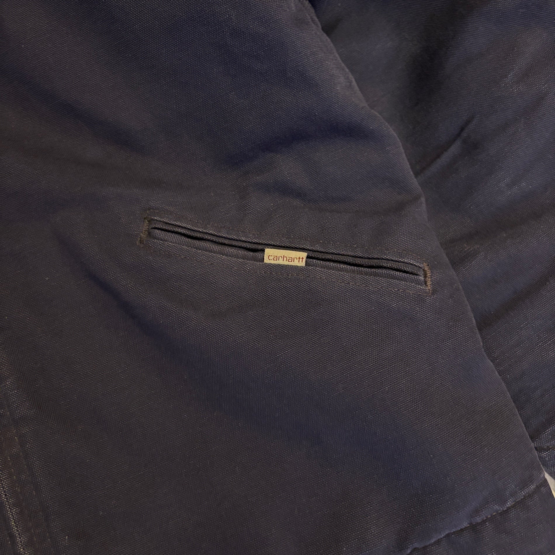 1980s Carhartt "NAVY" Detroit Jacket