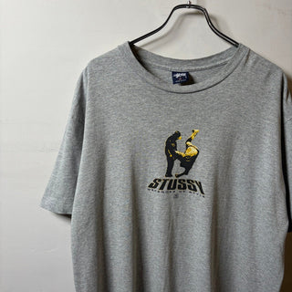 1990s "STUSSY" S/S T-Shirt "DEFENDER OF STYLE"