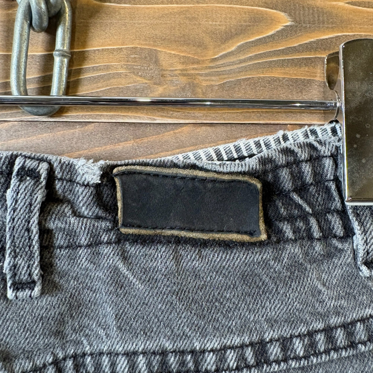 1990s Lee Made in USA Black Easy Pants