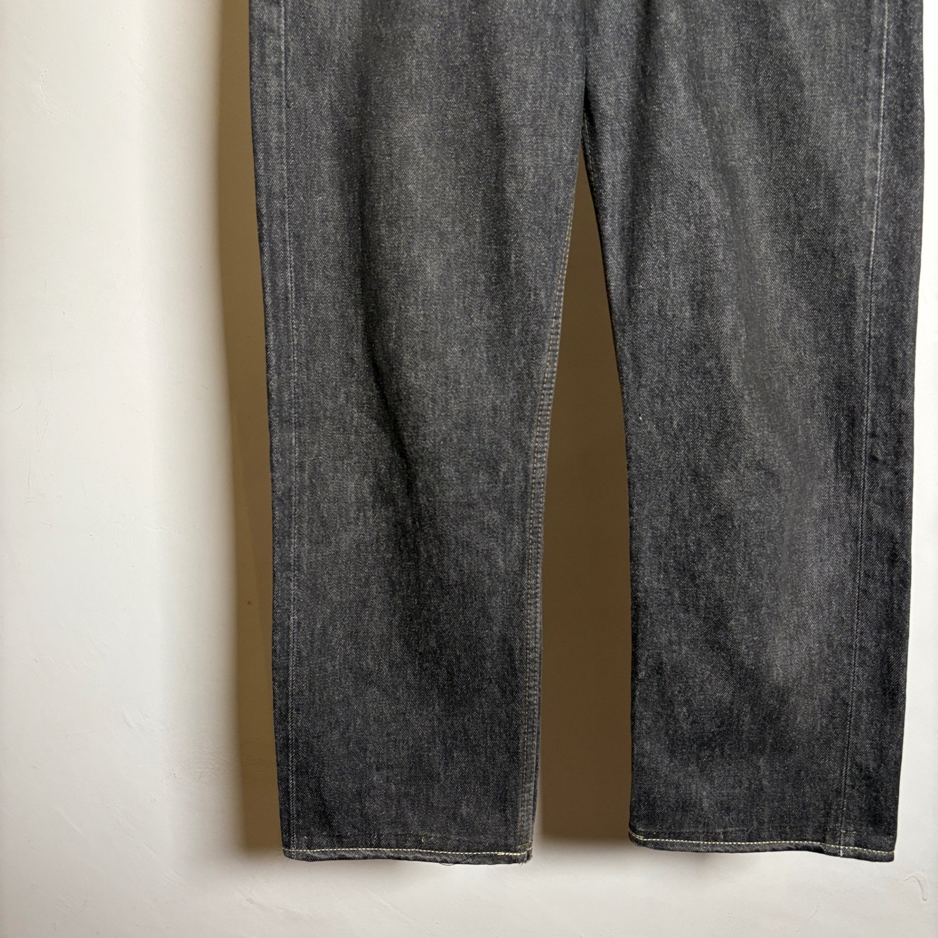 1990s Levi's 501 "Mint Condition" Yarn-Dyed Black Denim
