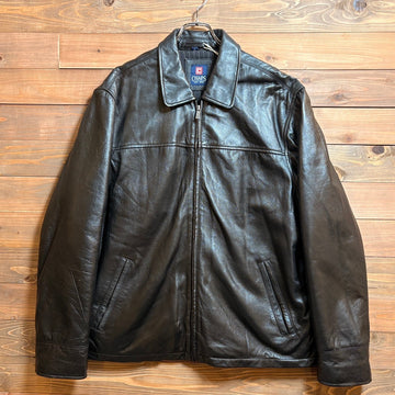 2000s~ CHAPS "Leather" Drizzler Jacket