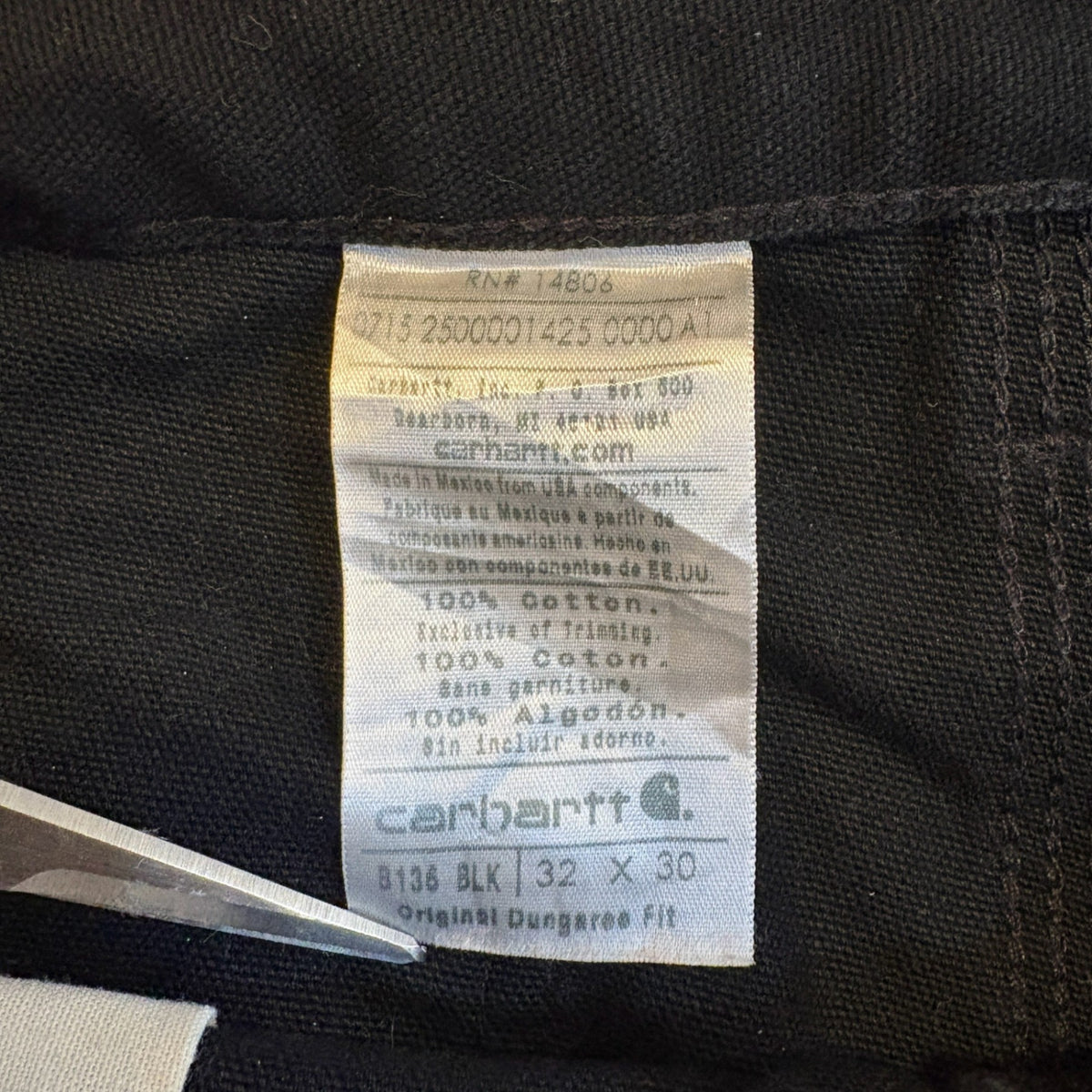 Carhartt "Black" Double Knee Painter Pants