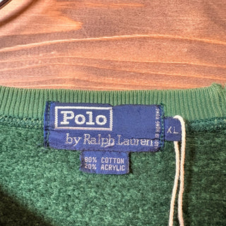 1990s Polo Ralph Lauren "Fade Green" Raglan Sleeve Sweatshirt