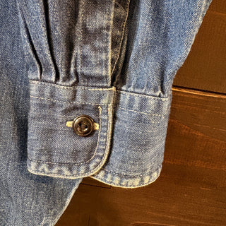 1990s RRL "Asymmetrical Pockets" Denim Shirt