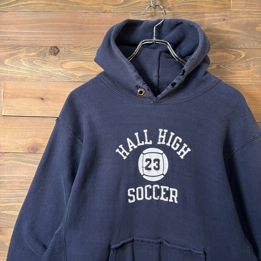 1970s Champion "HALL HIGH soccer" Reverse Weave Hoodie