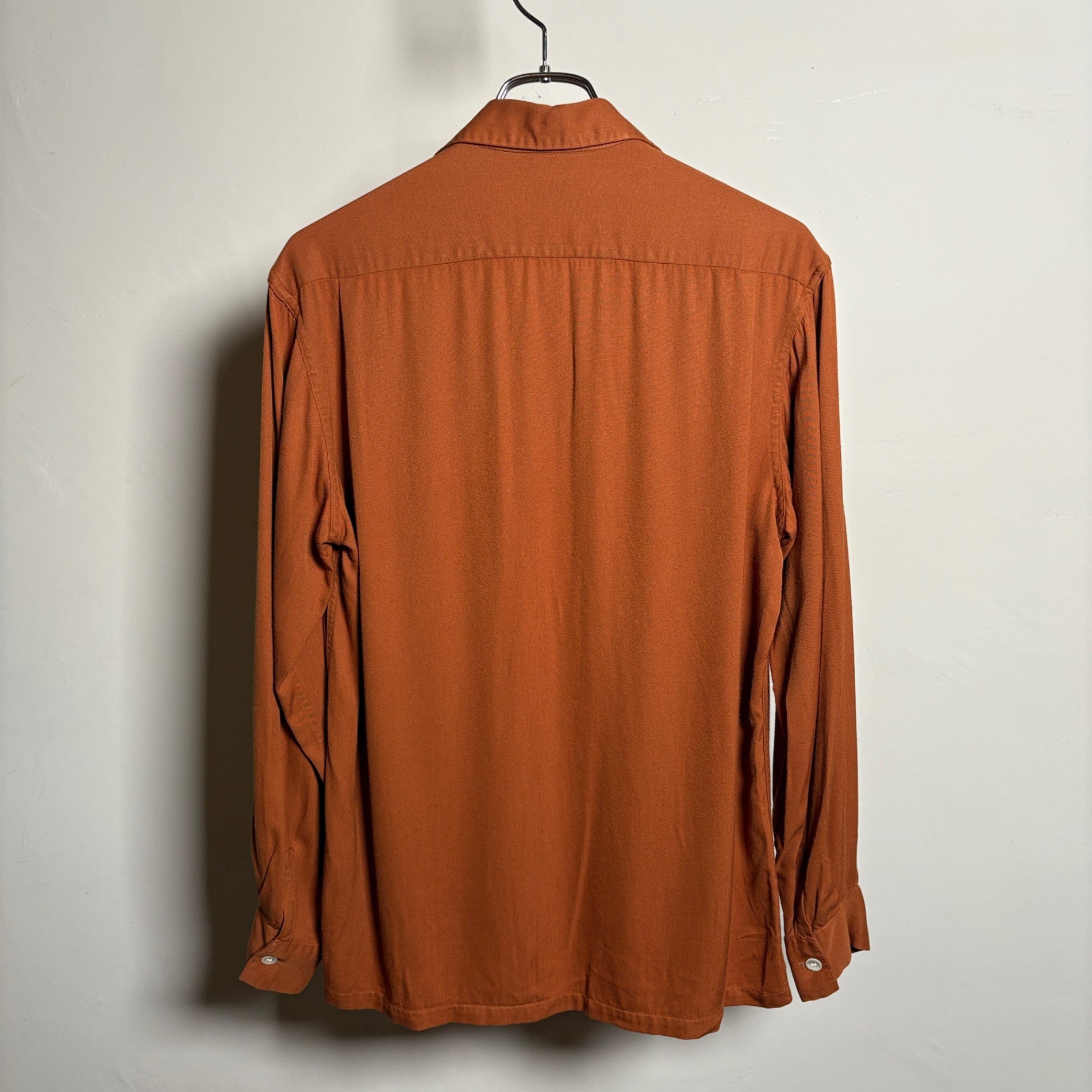 50s McGREGOR "Hand Stitch" Rayon Gabardine Shirt