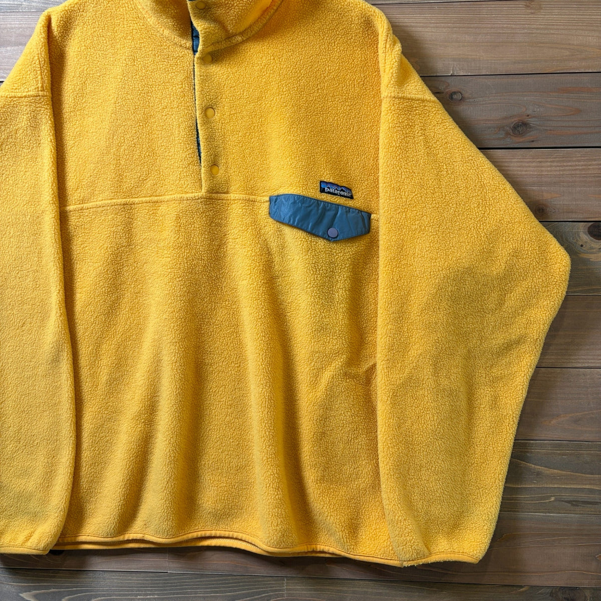 1990s Patagonia "BUTTER NUTS" SYNCHILLA SNAP-T