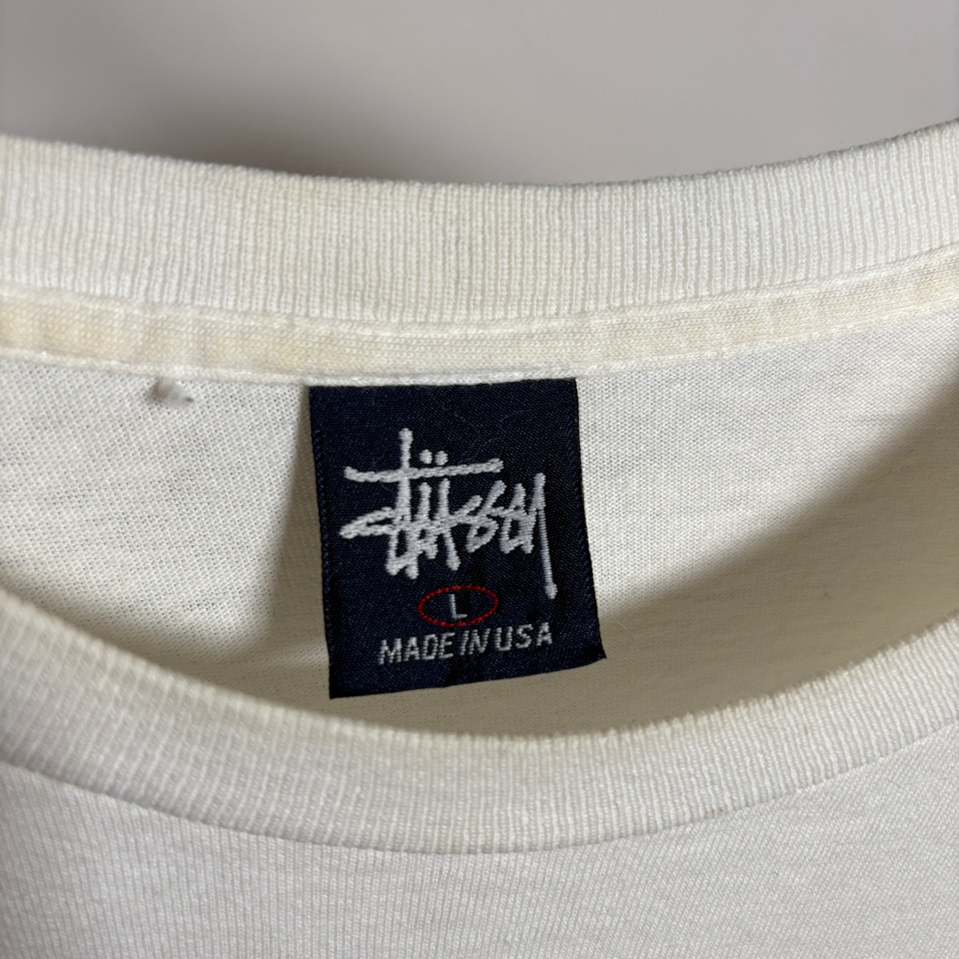 1990s STUSSY "Skull" T-Shirt