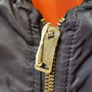 1980s~1990s Alpha Industries "Black" MA-1 Flight Jacket