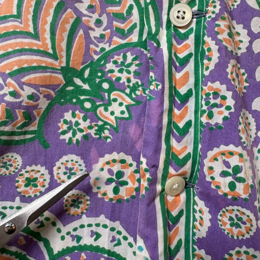 2000s Polo Ralph Lauren "ANDY CAMP" Paisley Open Collar Shirt