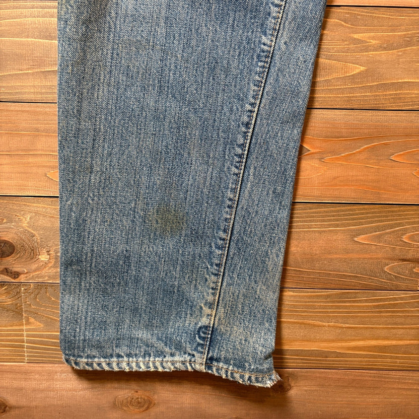 1970s Levi's 501 "66 Single" Damaged Denim Pant