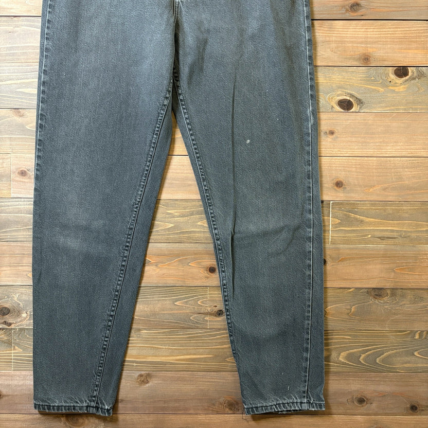 1990s Lee Made in USA Black Easy Pants