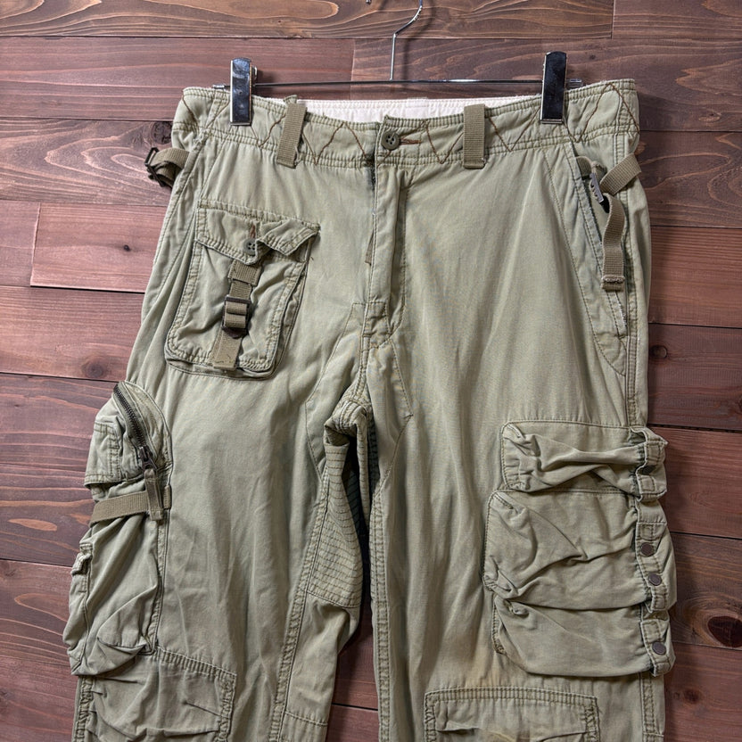 2000s Polo Ralph Lauren "Multi Pocket" Parachute Cargo Pant