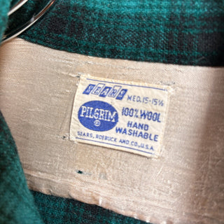 1960s Pilgrim "Ombre Plaid" Wool Shirt